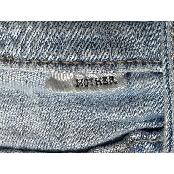 Mother Womens The Tripper Ankle Fray Hem Island Time Button Fly Stretch Jeans 27 - Picture 10 of 16